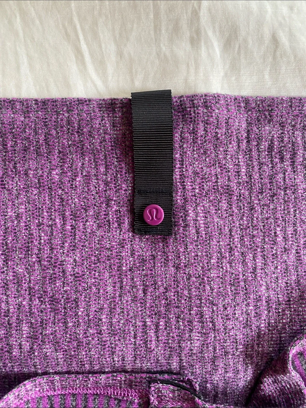 Purple Button-Front Women's Skirt